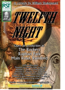 RST Twelfth Night poster and flyer smaller lettering.indd