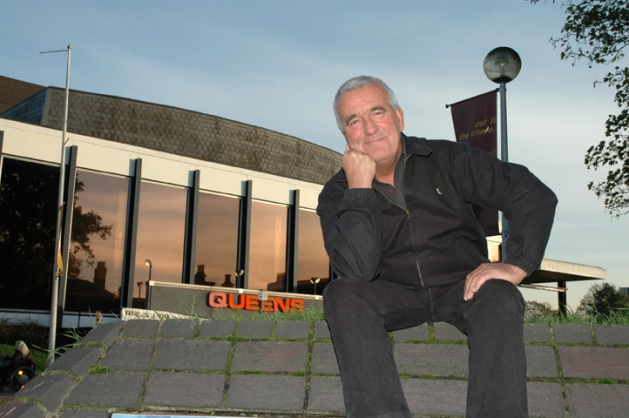 Dave Ross outside the new Queen's Theatre, Hornchurch. pic Barry Kirk